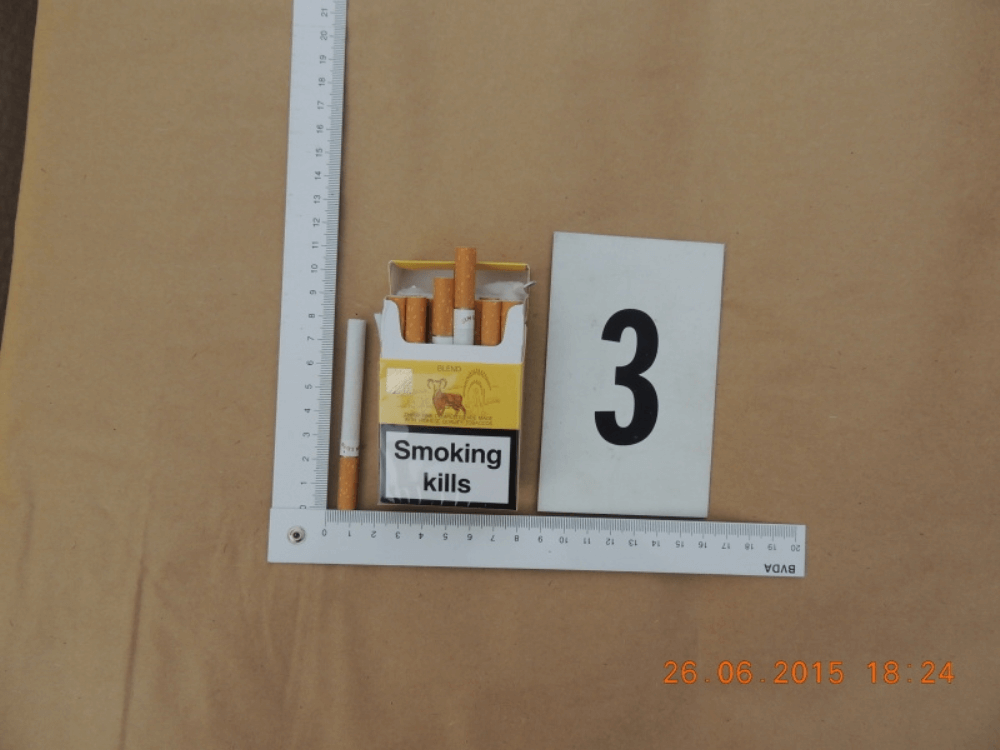 Pašované cigarety v sklade